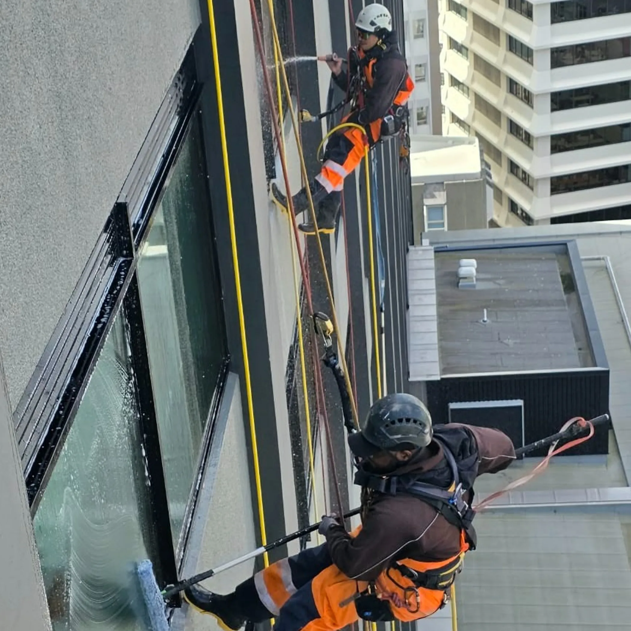 tall-building cleaning access